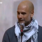 Pep Guardiola discursou no concerto «Act x Palestine»