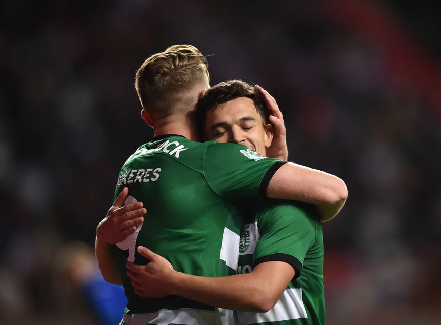 Gyokeres e Pedro Gonçalves num festejo de golo - Foto: Miguel Nunes