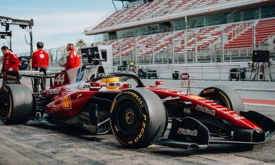 Lewis Hamilton ´prepara a sua segunda temporada na Ferrari       Fotografia Scuderia Ferrari