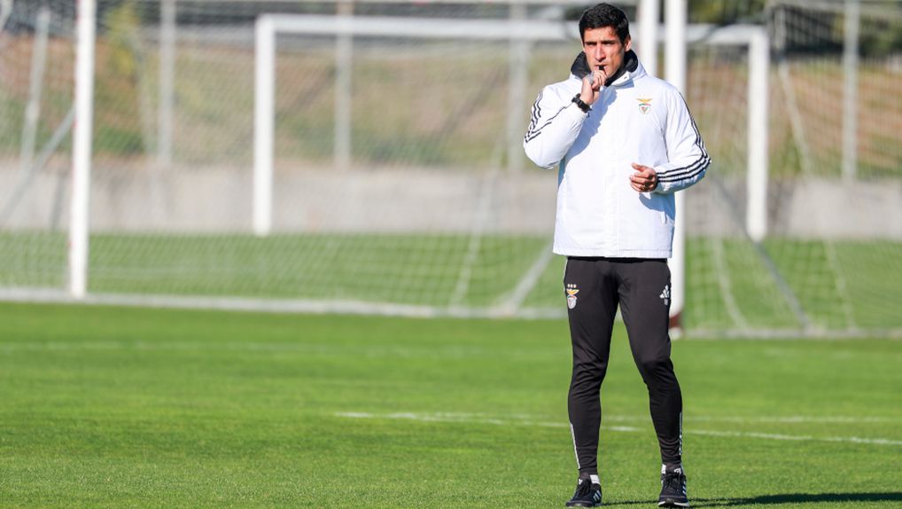 Ivan Baptista, treinador do Benfica Feminino (Foto SL Benfica)