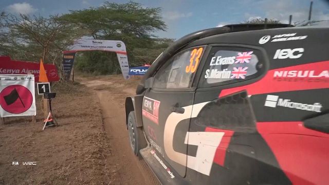 Rovanpera continua firme no rali do Quénia
