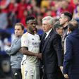 Carlo Ancelotti sobre Vinícius Jr.: «O que me preocupa é ele não poder jogar»