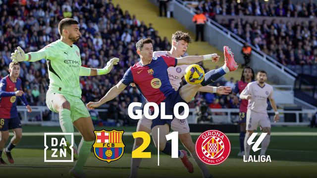 Vídeo: a acrobacia de Lewandowski que encaminhou triunfo frente ao Girona