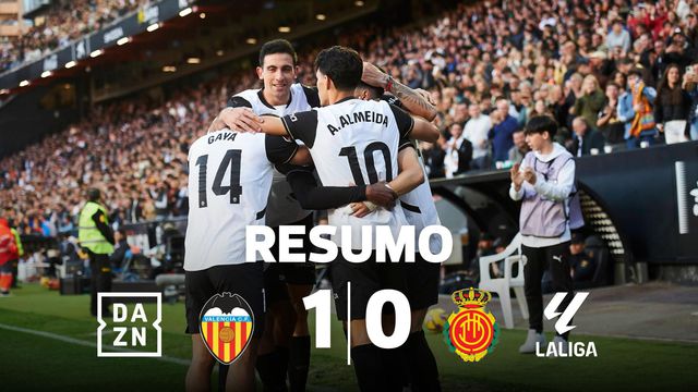 O resumo da vitória do Valência sobre o Maiorca