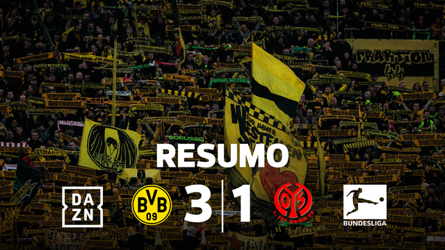 O resumo do triunfo do Dortmund sobre o fenómeno Mainz