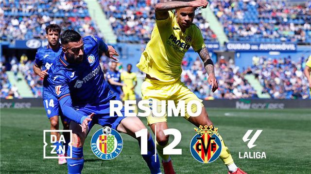 Resumo: Getafe de Domingos Duarte derrotado em casa pelo Villarreal