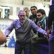 Basquetebol, treinador do Sporting Luís Magalhães, na final da Taça de Portugal 2024/25, em Matosinhos, Fotografia FPB
