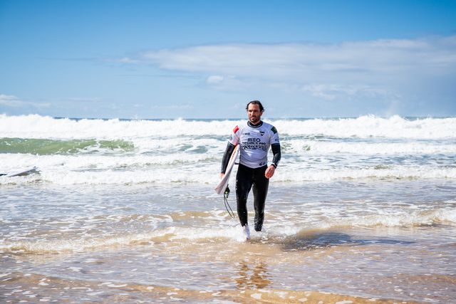 Frederico Morais durante o MEO Rip Curl, em Peniche.