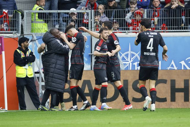 Diogo Leite na vitória que permite ao Union Berlim respirar melhor