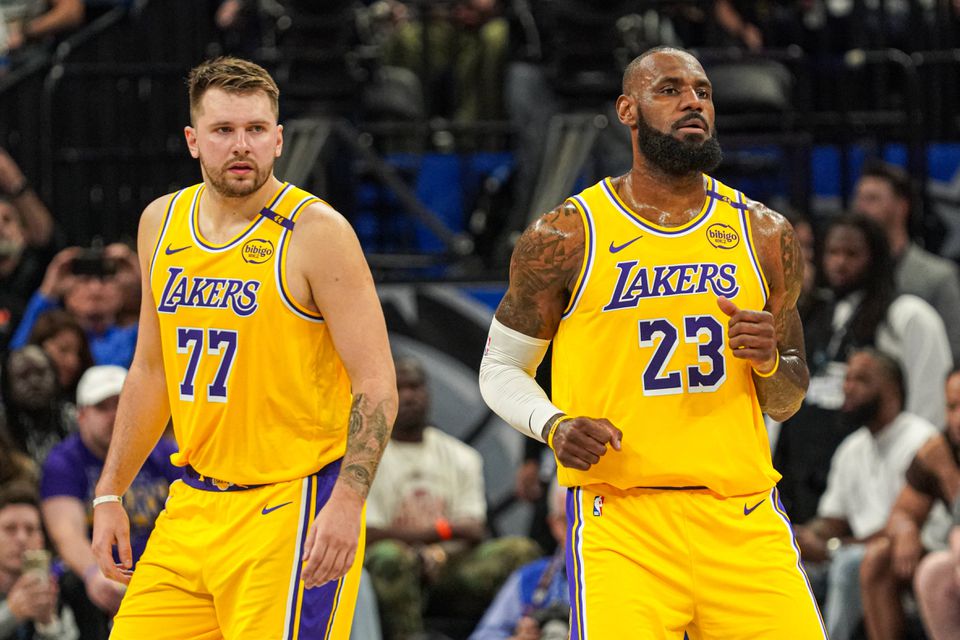 Luka Doncic e LeBron James
