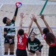 Jogo de voleibol feminino entre o Sporting e o SC Braga. 2024-25 Foto Sporting