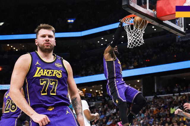 Luka Doncic e LeBron James (X/LA Lakers)