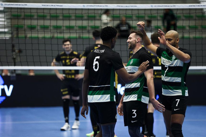 Equipa de voleibol do Sporting 2024-25. Foto CEV