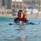 A surfista Frederica Veselko