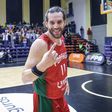 Miguel Queiroz, jogador da Seleção Nacional de basquetebol masculino no apuramento para o Eurobasket 2025. Foto FPB