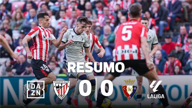 O resumo do nulo entre Athletic e Osasuna