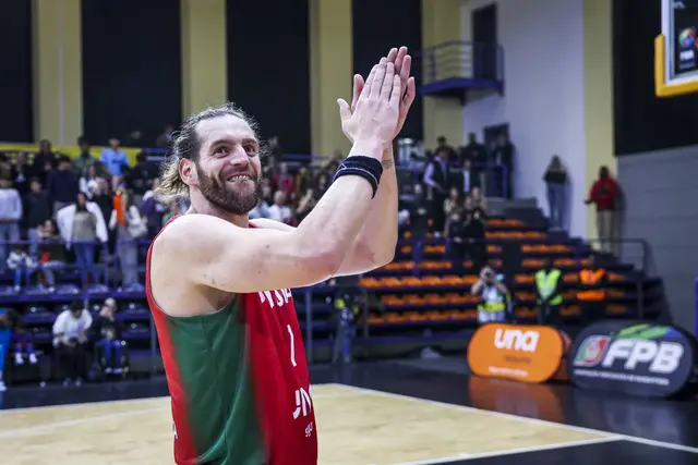 Miguel Queiroz, jogador da Seleção Nacional de basquetebol 2024-25. Foto FPB
