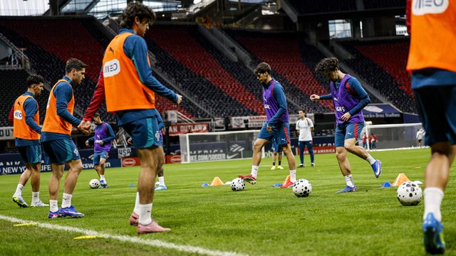 O último treino da Seleção antes do jogo em Atlanta