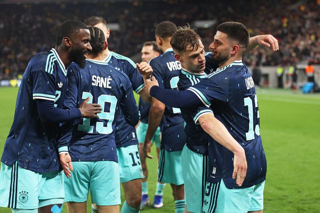 Festejos da Alemanha diante do Gana