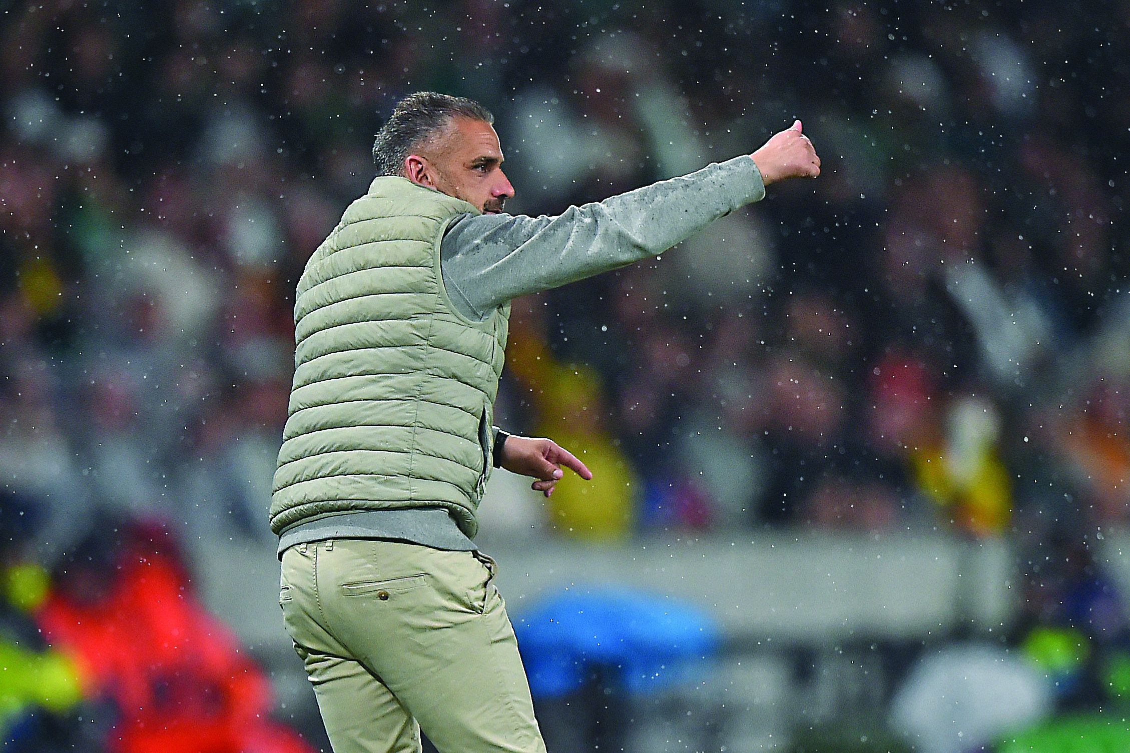 É interessante perceber o capital cultural e o capital simbólico de Rui Borges, treinador do Sporting. Foto Miguel Nunes