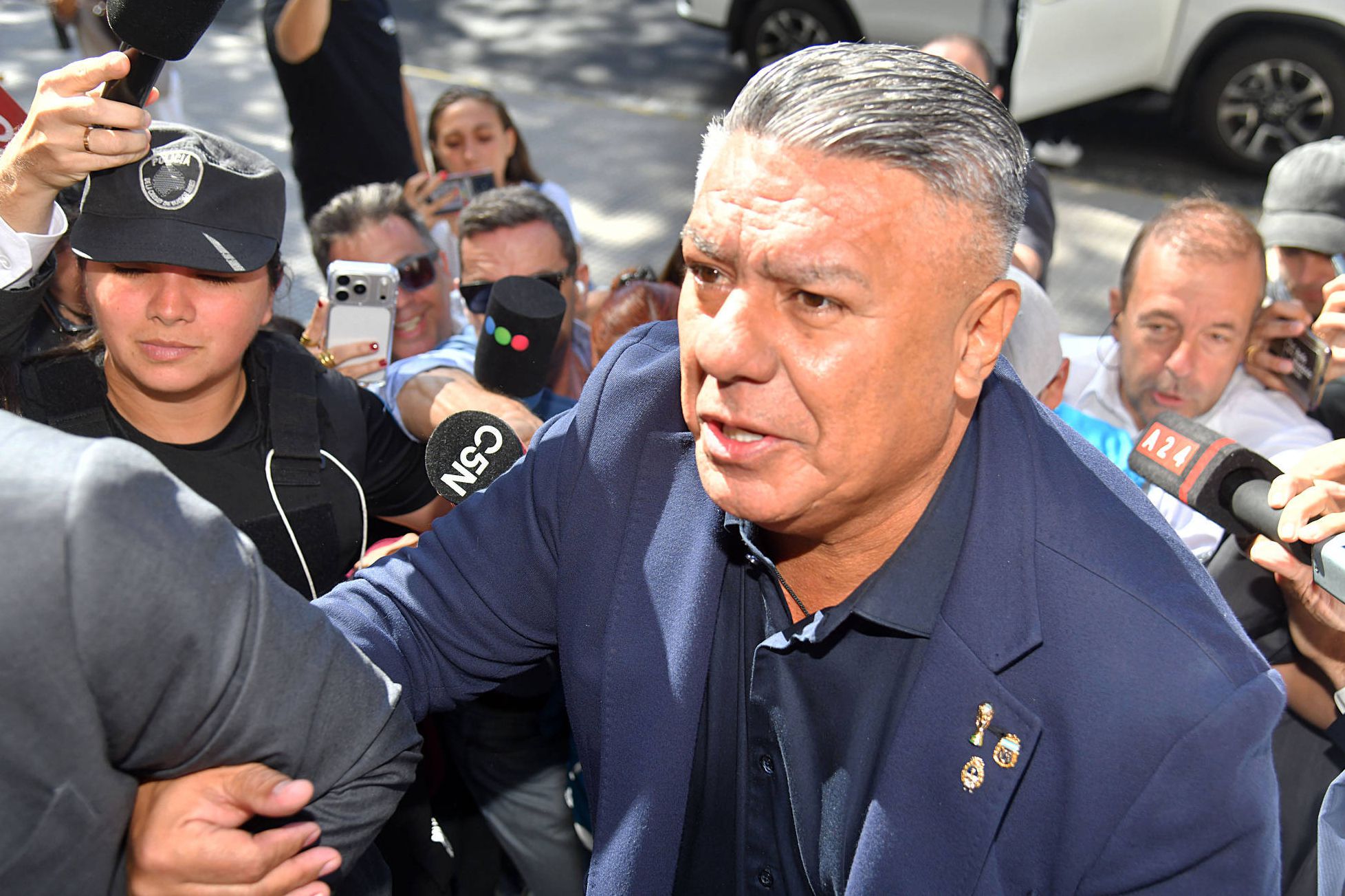 Claudio Tapia, presidente da Associação de Futebol da Argentina (AFA)