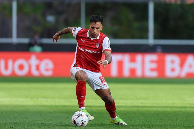 Rodrigo Zalazar é uma das grandes figuras do SC Braga em 2025/26 - Foto: IMAGO