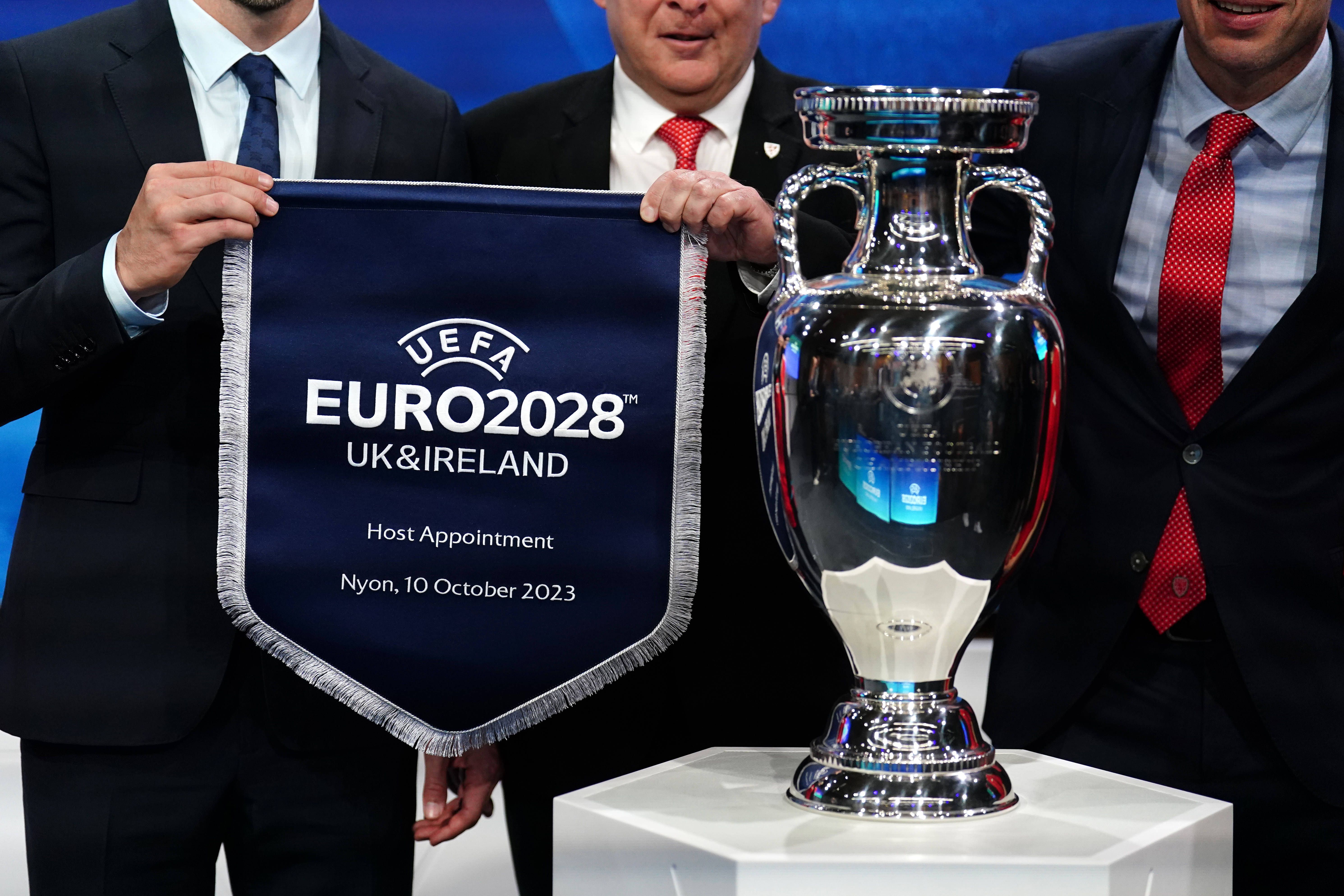 Euro-2028 vai ser coorganizado pelo Reino Unido e a República da Irlanda