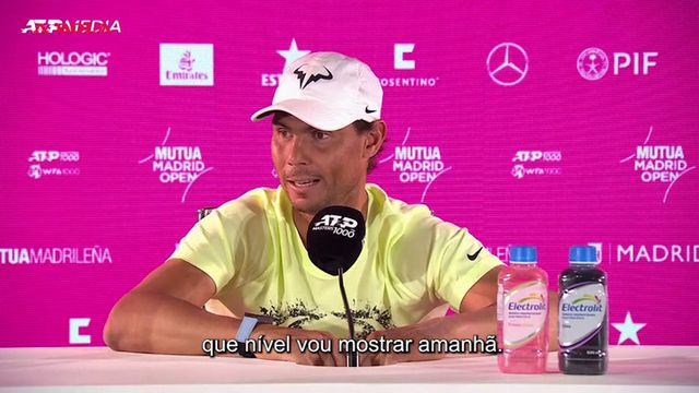 Nadal: «Estou mais imprevisível»