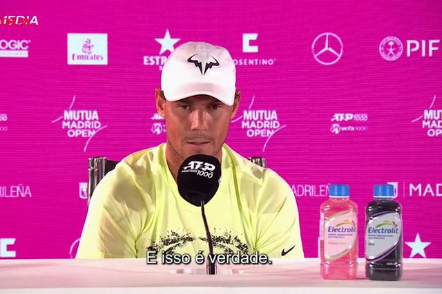 Nadal: «Não me estou a proteger, falo com o coração»