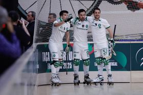 Dérbi de loucos em tons de verde
