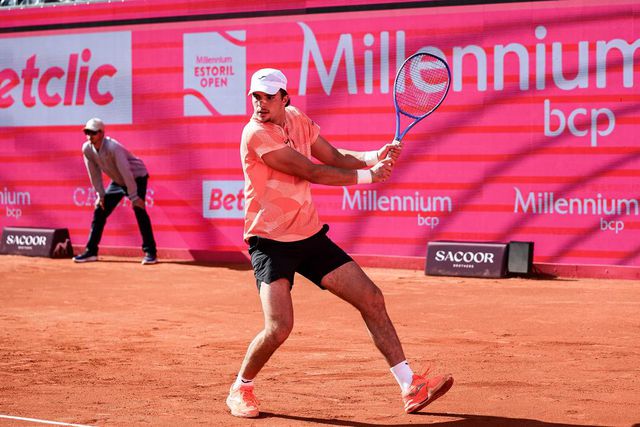 Jaime Faria a participar no Estoril Open