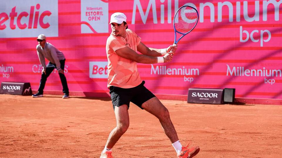 Jaime Faria a participar no Estoril Open