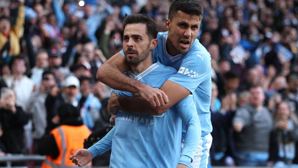 Rodri está de volta aos treinos no Man. City