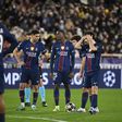 Nuno Mendes, João Neves e Vitinha no PSG