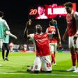 Mario Dorgeles, no último lance do desafio, selou a vitória do SC Braga sobre o Friburgo, na primeira mão das meias-finais da UEFA Europa League