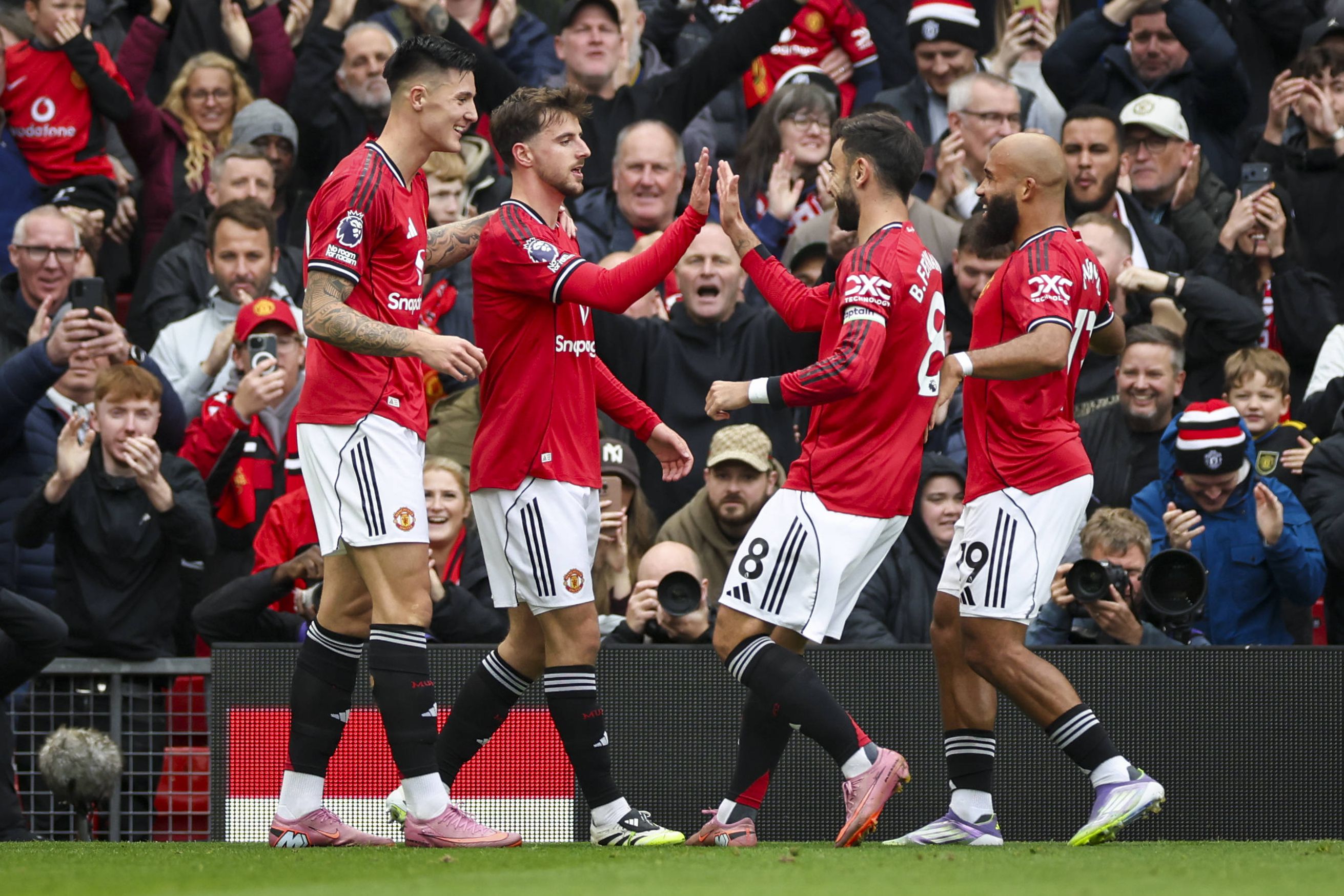 Festejos do Manchester United