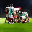 Festejos do SC Braga na compensação