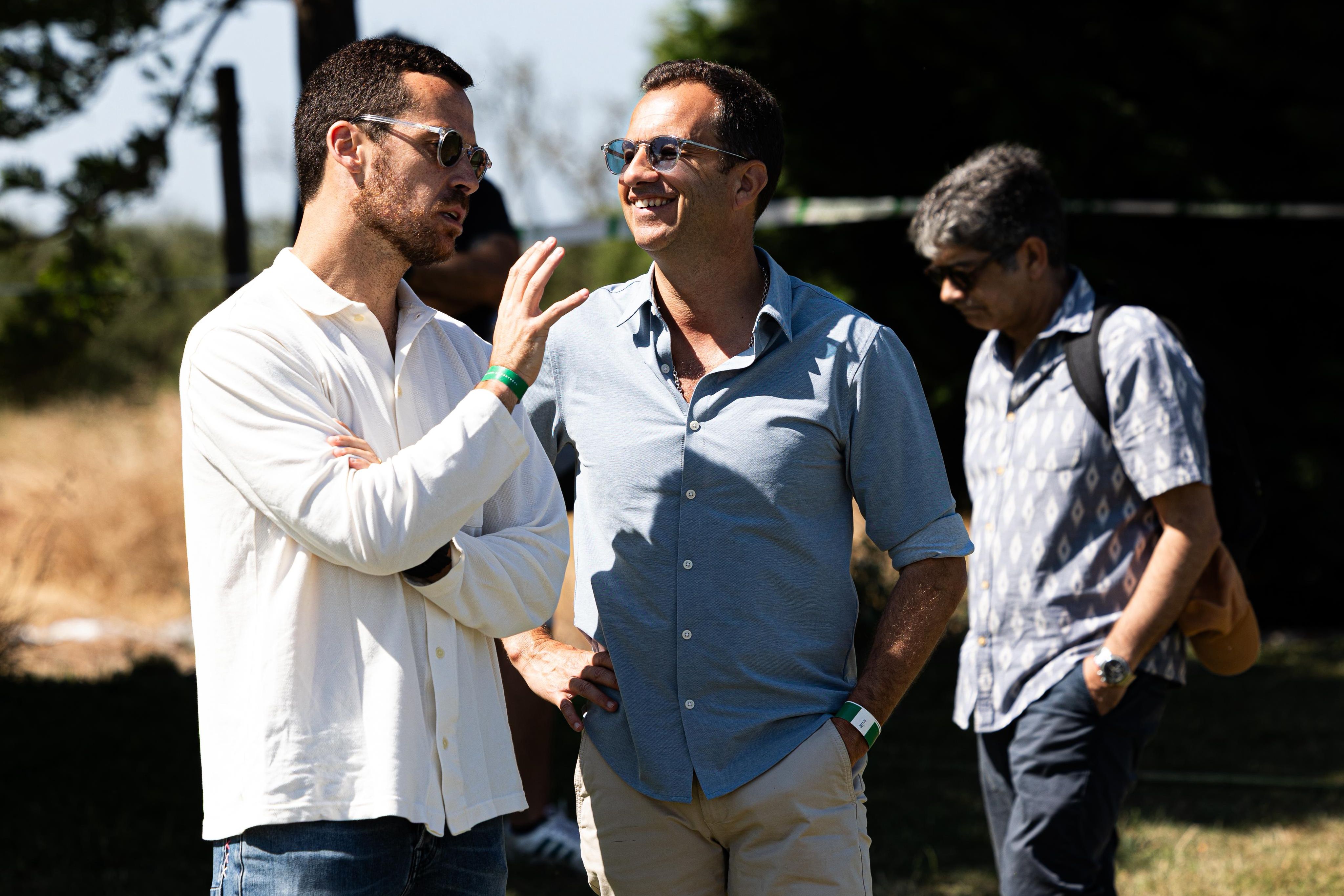 Bernardo Palmeiro e Frederico Varandas lideram negociações (Foto Sporting CP)