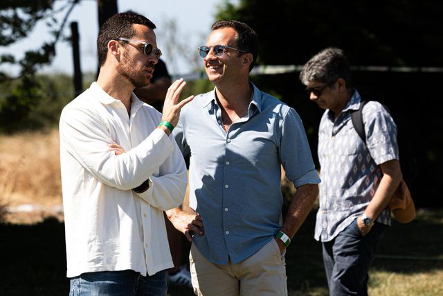Bernardo Palmeiro e Frederico Varandas lideram negociações (Foto Sporting CP)