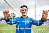 Nabil Touaizi, jogador do Alverca, deu uma entrevista a A BOLA (Foto: Mariana Tenorio)