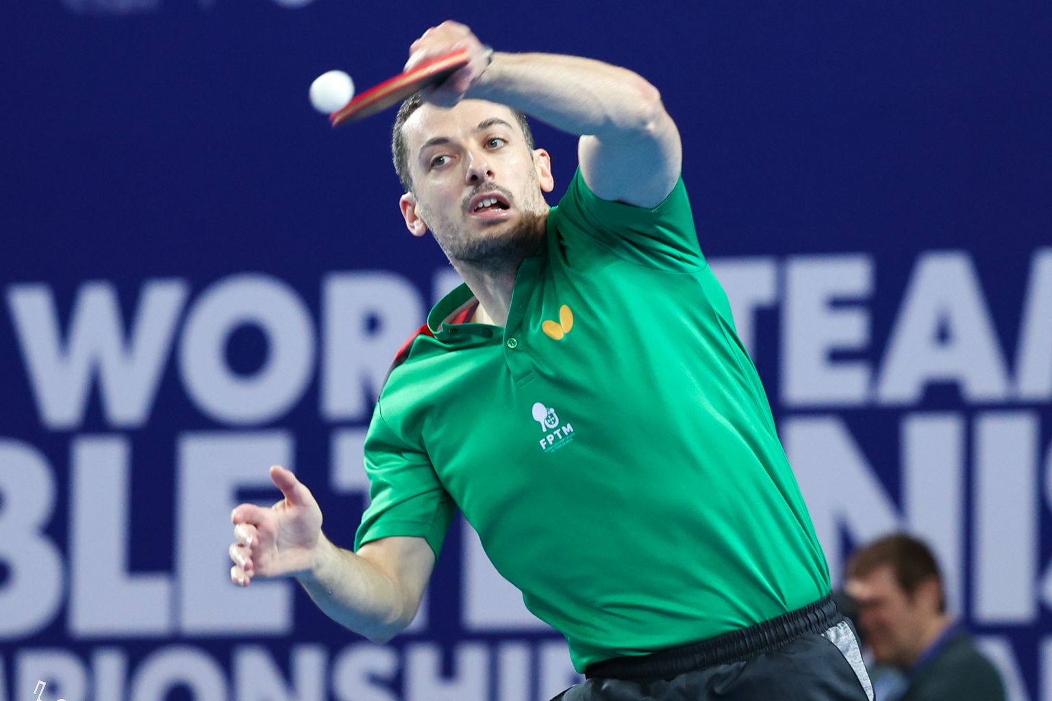 Marcos Freitas superou Georgios Stamatourous por 3-1     Fotografia FPTM