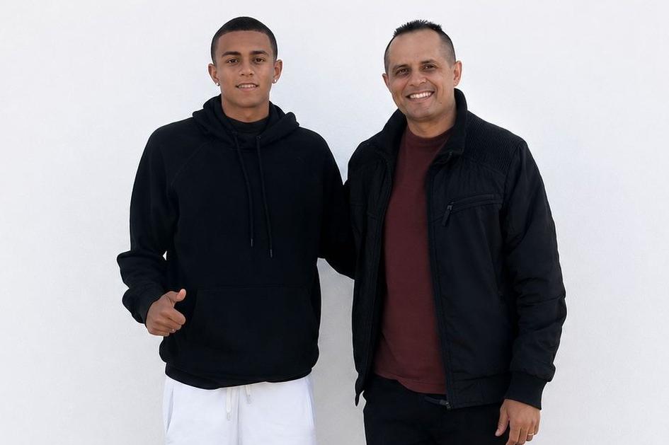 Davi Andrade com o empresário, Jucelio Ferreira (foto: DR)