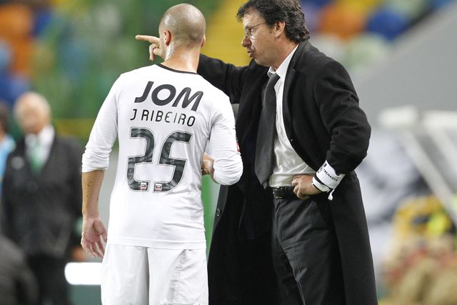 Manuel Machado no duelo em Alvalade que os vitorianos venceram por 3-2 - Foto: A BOLA