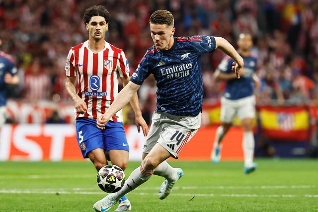 Gyokeres marcou o único golo do Arsenal na visita ao Atl. Madrid