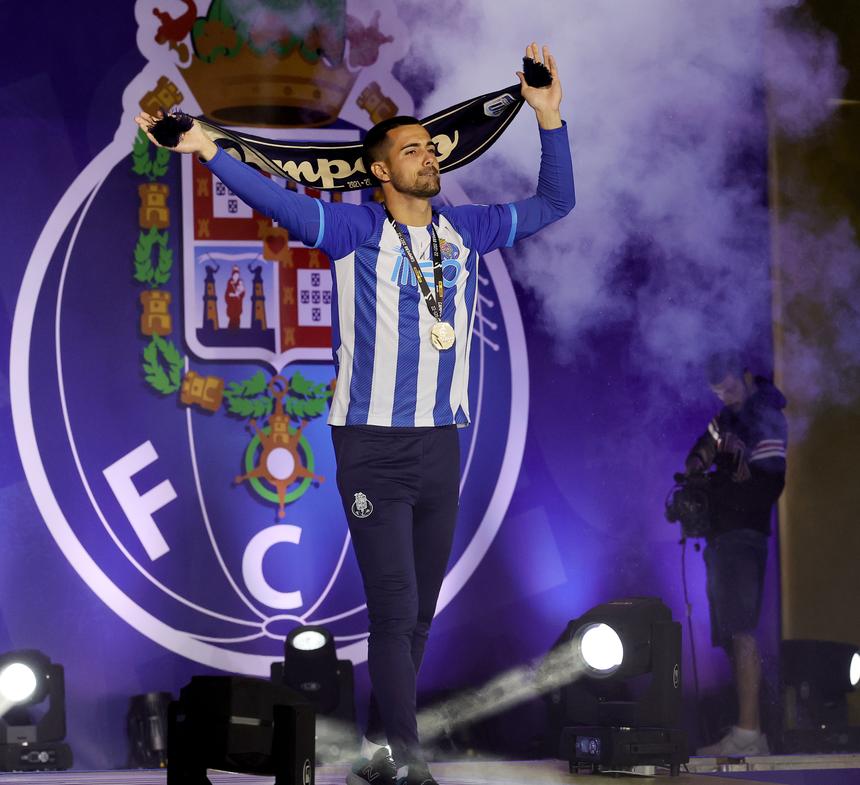 Diogo Costa na festa do título em 2022 - Foto: A BOLA