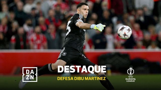 Em cima da linha! Que defesa de Emi Martínez