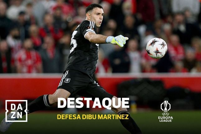 Em cima da linha! Que defesa de Emi Martínez