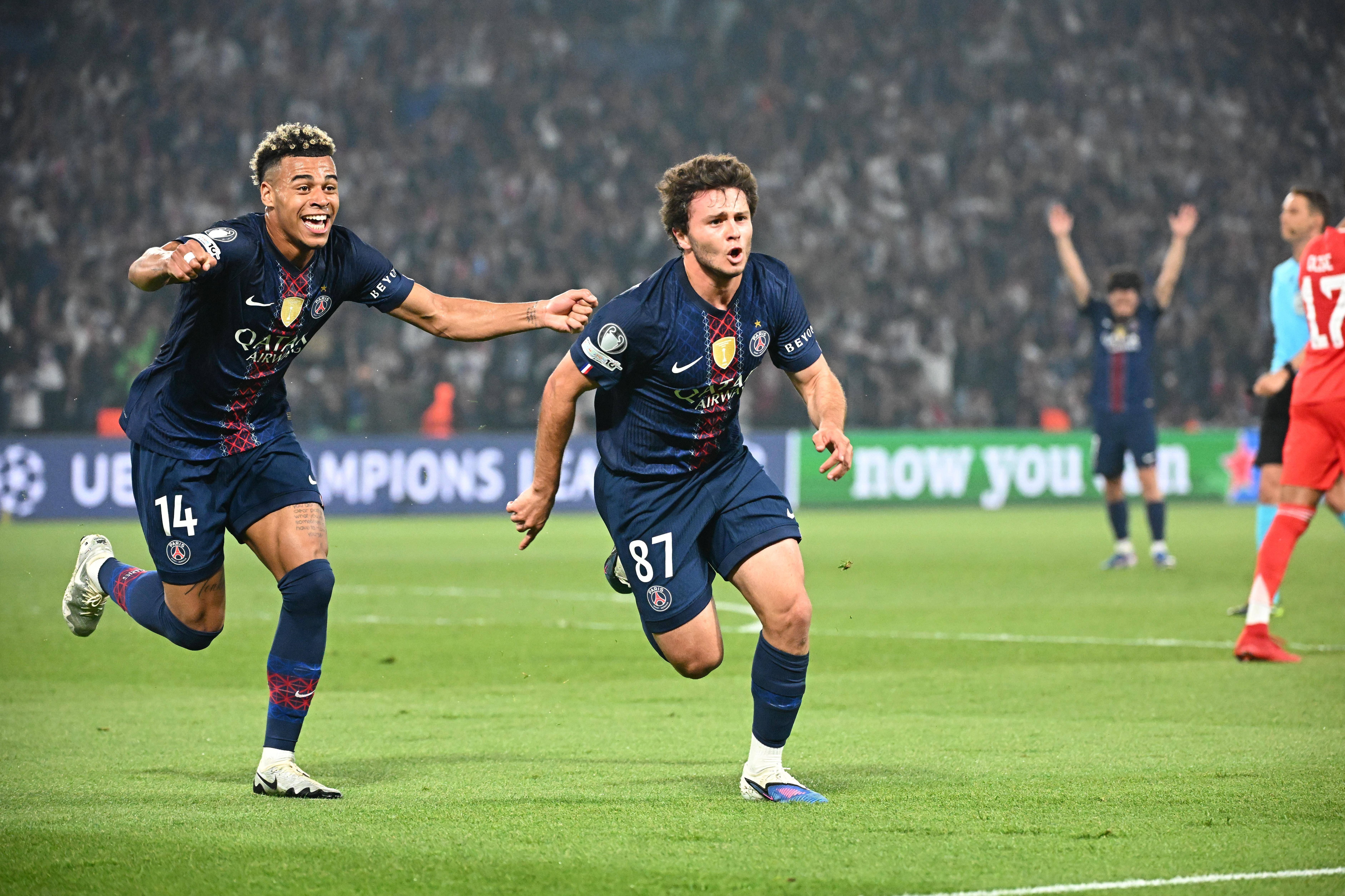 João Neves marcou no jogaço entre PSG e Arsenal