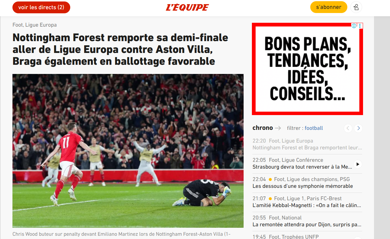 L'Équipe: «SC Braga numa posição favorável»