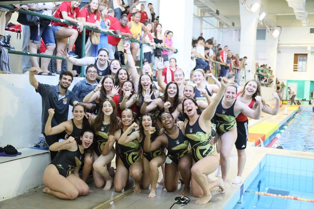 Benfica pentacampeão feminino de polo aquático